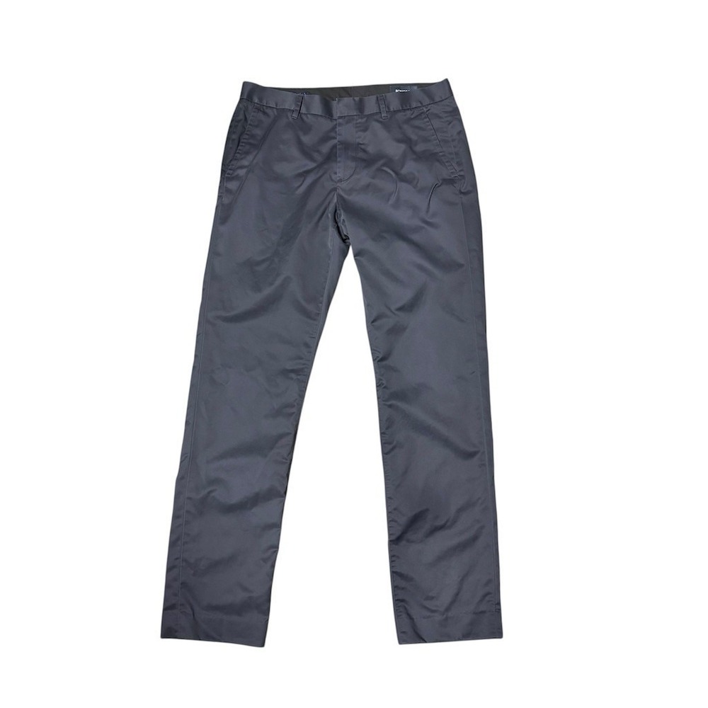Bonobos Friday Chino Pants Men's 32x32 Blue‎ Gray Slim Fit Flat Front